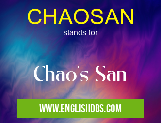 CHAOSAN