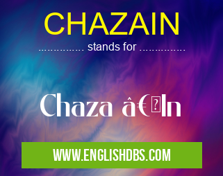 CHAZAIN