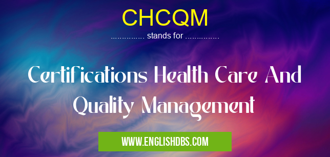 CHCQM