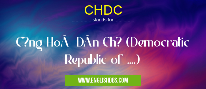 CHDC