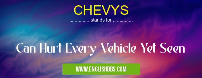 CHEVYS