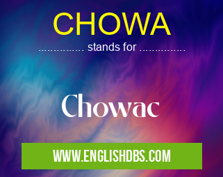 CHOWA