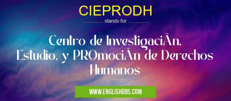 CIEPRODH