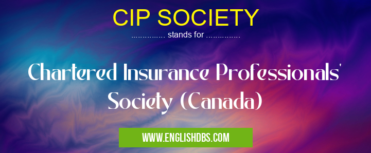 CIP SOCIETY