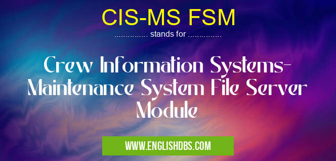 CIS-MS FSM