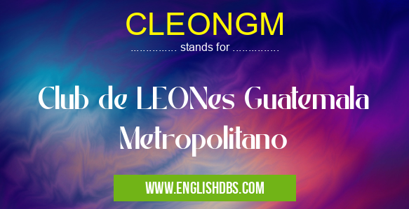 CLEONGM