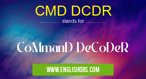 CMD DCDR