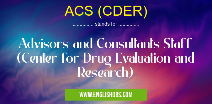 ACS (CDER)