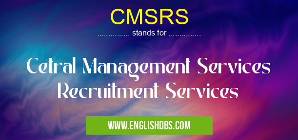 CMSRS