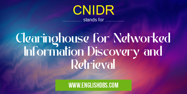 CNIDR