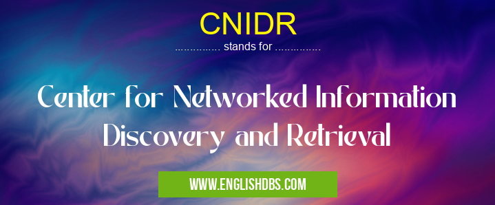 CNIDR