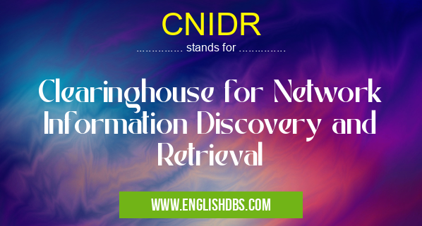 CNIDR