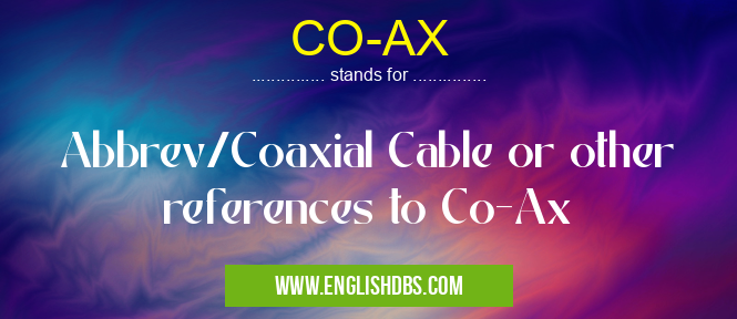 CO-AX