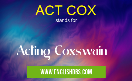 ACT COX