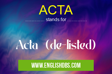 ACTA