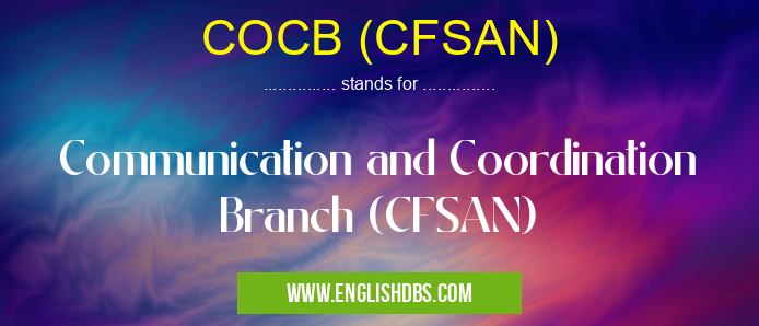 COCB (CFSAN)