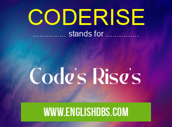 CODERISE