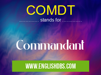 COMDT