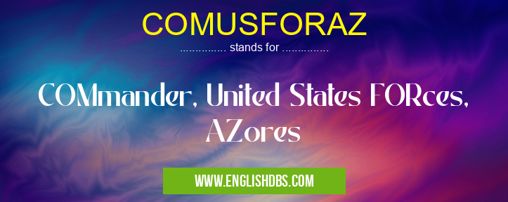 COMUSFORAZ