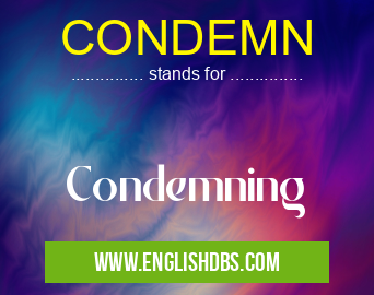 CONDEMN