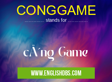 CONGGAME