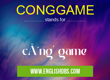 CONGGAME