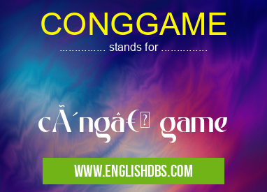 CONGGAME