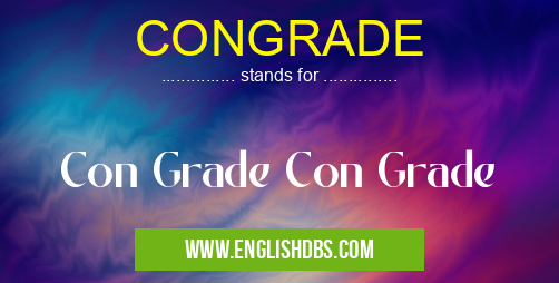 CONGRADE