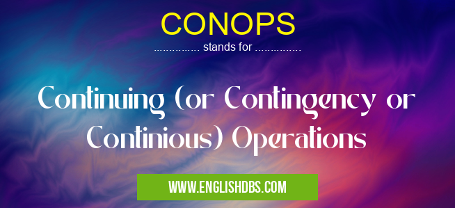 CONOPS