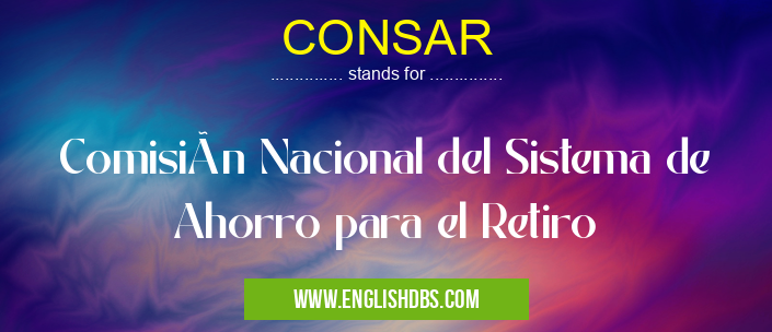 CONSAR