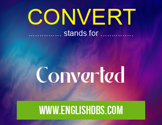 CONVERT