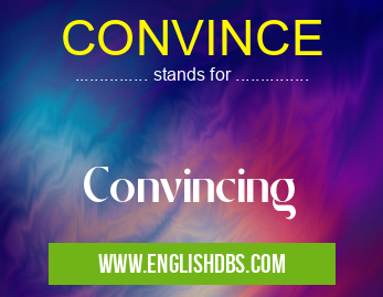 CONVINCE