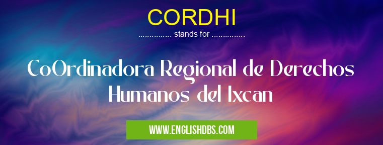 CORDHI