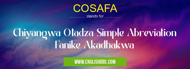 COSAFA