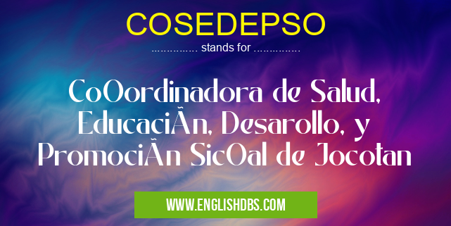 COSEDEPSO