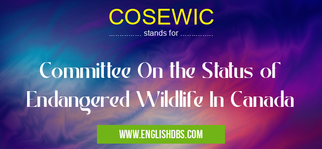 COSEWIC