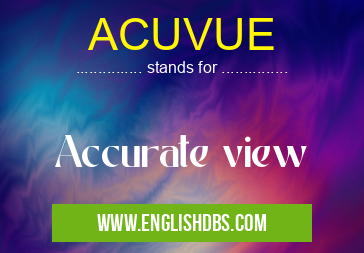 ACUVUE