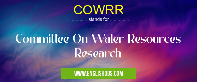 COWRR