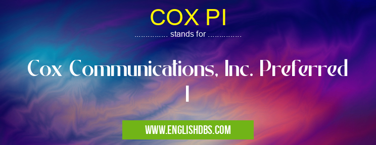 COX PI