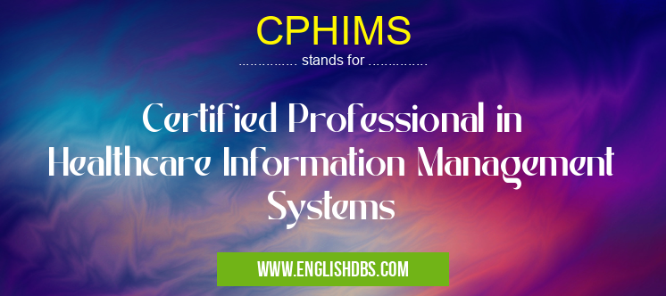 CPHIMS