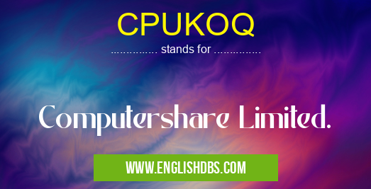 CPUKOQ