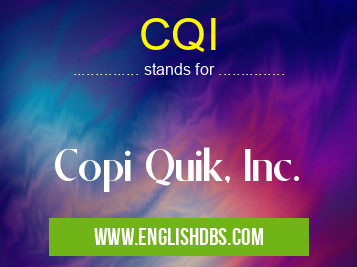 CQI