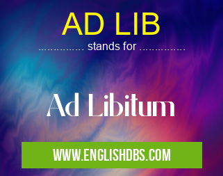 AD LIB