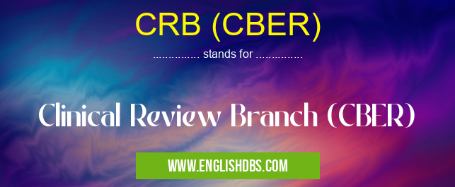 CRB (CBER)