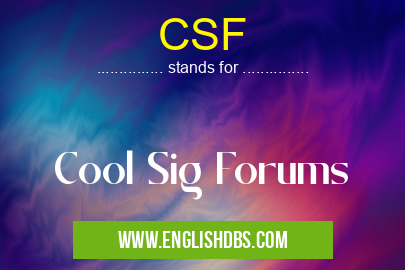 CSF