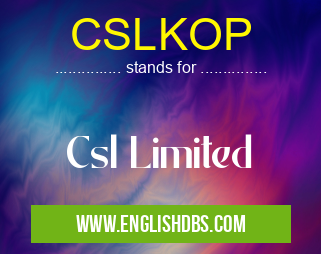 CSLKOP