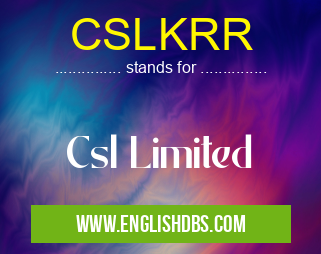 CSLKRR