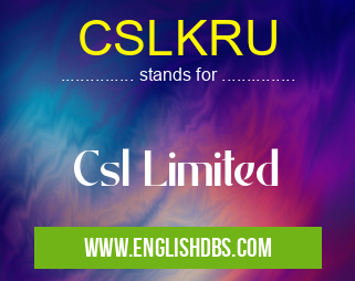 CSLKRU