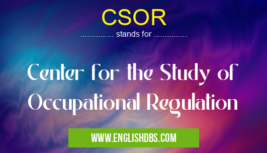 CSOR