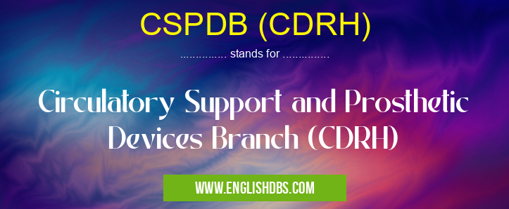 CSPDB (CDRH)